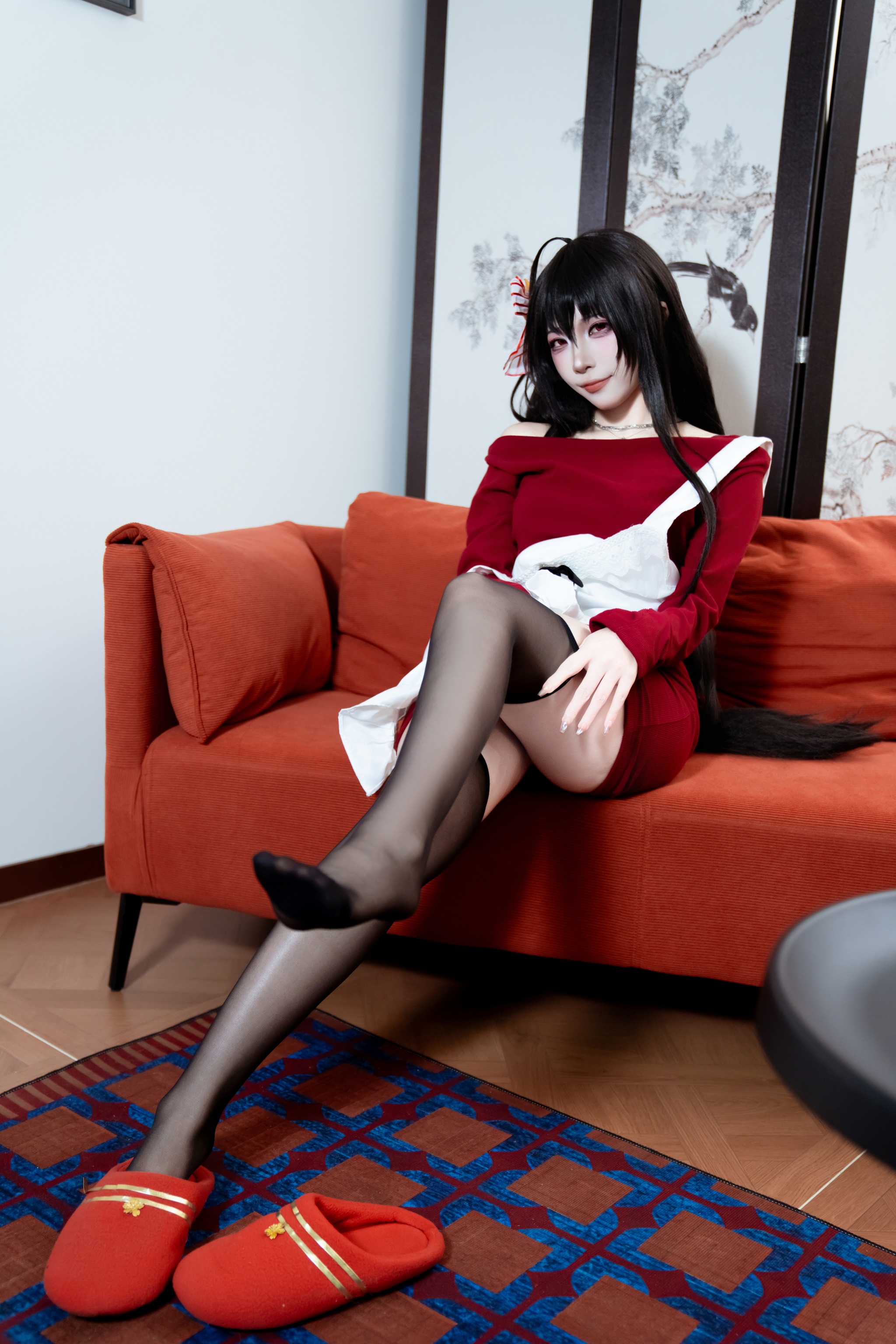 图片[1]-二佐Nisa – NO.234 碧蓝航线 大凤 居家服 [31P]-XikXak